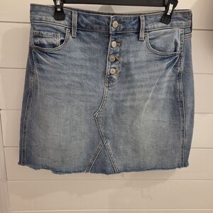 Old Navy Light Blue Denim Skirt
